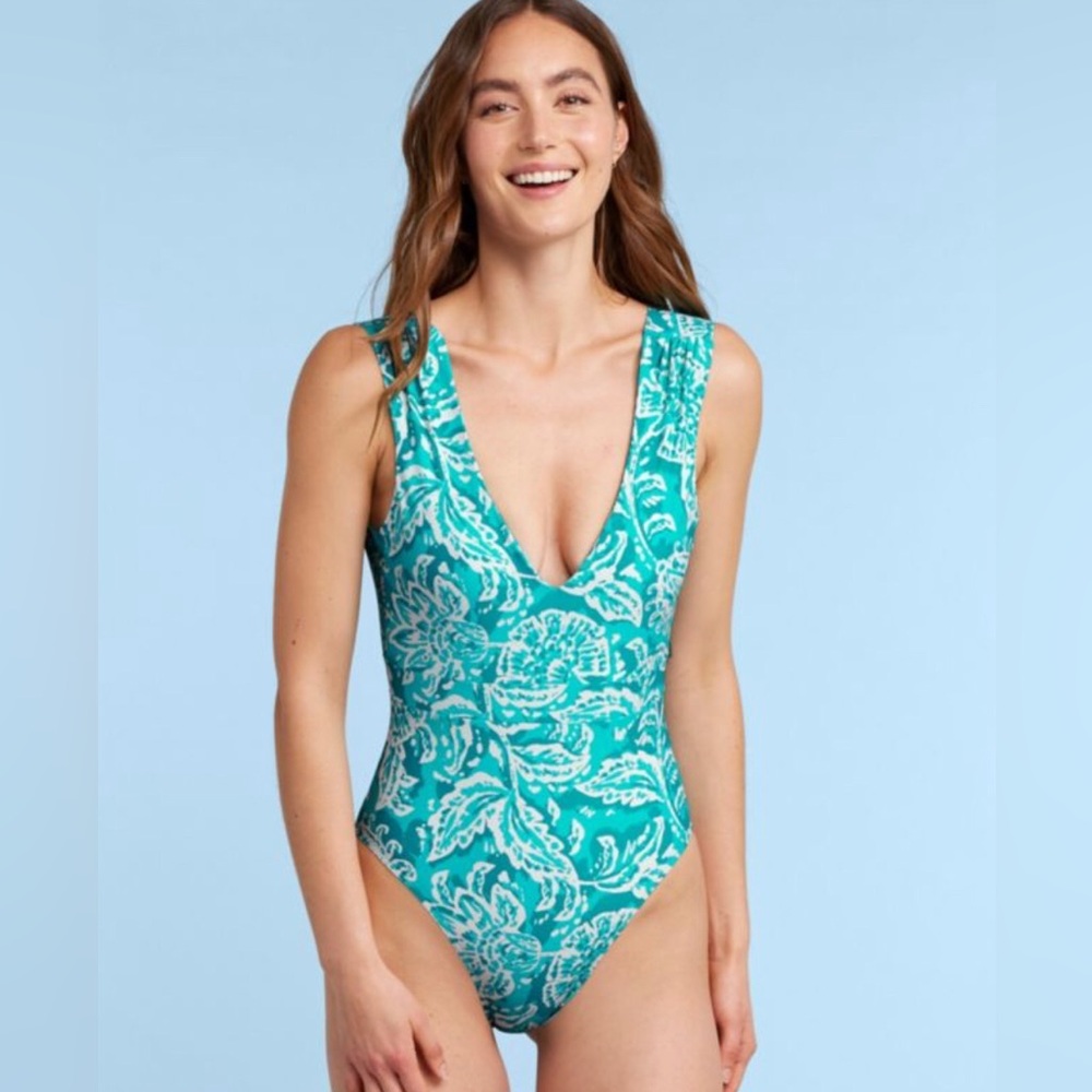 Summersalt the Ruched Backflip one piece swim suit bathing suit